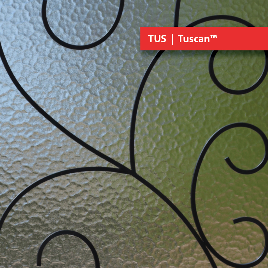 Apollo Building Products Door Glass Insert Tuscan Doorlite Design TUS